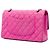 Chanel Pink Medium Classic Caviar Double Flap Rose - vue 2