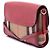 Borsa a tracolla Burberry Bridle Abbott in pelle rossa e tela House Check Rosso - vista 2