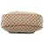 Borsa a tracolla Gucci Sukey in tela GG beige - vista 3