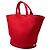 Tote bag Prada in tela Canapa rossa con logo Rosso - vista 2