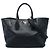 Borsa tote convertibile Prada in Vitello Daino nera Nero