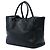 Borsa tote convertibile Prada in Vitello Daino nera Nero - vista 2