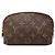 Necessaire Louis Vuitton Brown Monogram PM Marrone