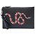 Clutch Gucci Black GG Supreme Kingsnake Nero