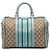 Borsa Boston Gucci Joy Medium in tela GG beige con banda Web