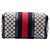 Borsa Boston Gucci Beige Medium GG Canvas Web Joy - vista 3