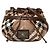 Borsa crossbody Burberry Brown Supernova Check in lana con coulisse Marrone Marrone chiaro