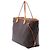 Louis Vuitton Brown Monogram Neverfull GM Marrone - vista 2
