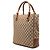 Gucci Beige GG Canvas Bamboo Tote - Ansicht 2