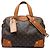 Louis Vuitton Brown Monogram Retiro PM Marrone