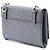 Prada Gray Saffiano Cuir Twist Lock Chain Flap Marrone - vista 2