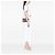 Prada Gray Saffiano Cuir Twist Lock Chain Flap Marrone - vista 6