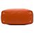 Borsa Tote Convertibile Prada Orange Vitello Daino con Zip Anteriore Arancione - vista 3
