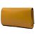 Clutch Saint Laurent Belle De Jour Large in pelle di vitello testurizzata gialla con monogramma Giallo Senape - vista 2