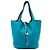 Hermès Blue Clemence Picotin Lock 22 Turchese