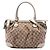 Borsa Satchel Gucci Beige GG Canvas Sukey