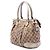Borsa Satchel Gucci Beige GG Canvas Sukey - vista 2