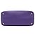 Prada Borsa Satchel Doppia in Pelle Saffiano Viola Medium Porpora Viola scuro - vista 3