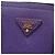 Prada Borsa Satchel Doppia in Pelle Saffiano Viola Medium Porpora Viola scuro - vista 5