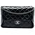 Chanel Black CC Quilted Lambskin and Patent Bijoux Chain Flap Nero