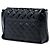 Chanel Black CC Quilted Lambskin and Patent Bijoux Chain Flap Nero - vista 2