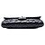 Clutch de aba acolchoada em verniz preto Chanel CC com corrente - vista 3