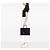 Borsa Saint Laurent Sac De Jour in pelle nera, dimensione Medium Nero - vista 6