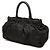Bow Borsa Satchel Prada in Tessuto Nero con Fiocco - vista 2