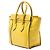 Céline Borsa Tote Luggage Micro in pelle gialla Celine Giallo - vista 2