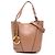 Borsa Spin Chloé in pelle di vitello grana grossa marrone Small Carne