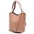 Borsa Spin Chloé in pelle di vitello grana grossa marrone Small Carne - vista 2