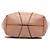 Borsa Spin Chloé in pelle di vitello grana grossa marrone Small Carne - vista 3