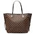 Louis Vuitton Brown Damier Ebene Neverfull MM Marrone
