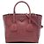 Borsa Satchel Prada in vitello Glace Rosa con doppia tasca