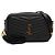 Borsa Lou Camera Saint Laurent Mini in pelle Grain de Poudre nera con monogramma chevron Nero