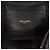 Borsa Lou Camera Saint Laurent Mini in pelle Grain de Poudre nera con monogramma chevron Nero - vista 5