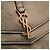 Saint Laurent Brown Medium Metallic Leather Monogram Sulpice Crossbody Marrone Bronzo - vista 6