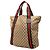Tote Gucci Beige GG Canvas Web - vista 2