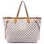 Louis Vuitton White Damier Azur Neverfull GM Bianco