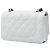 Chanel White Quilted Caviar My Everything Wallet on Chain Bianco - vista 2