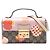 Padlock Borsa Satchel Gucci Beige Mini GG Supreme Monogram Les Pommes con Lucchetto