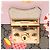 Padlock Borsa Satchel Gucci Beige Mini GG Supreme Monogram Les Pommes con Lucchetto - vista 5