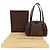 Louis Vuitton Brown Damier Ebene Rivington PM Marrone - vista 11