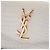 Cartera con cadena Uptown Saint Laurent de piel con relieve de cocodrilo blanco - vista 5