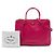 Prada Galleria Double Zip Tote Medium aus Saffiano in Rosa Pink - Ansicht 7