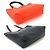 Hermès Hermes Double Sens 28 Wendbare Tote Handtasche Schwarz Orange - Ansicht 4
