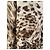 Falda Marella de seda con estampado animalier y volantes Castaño Beige - vista 10