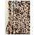Falda Marella de seda con estampado animalier y volantes Castaño Beige - vista 11