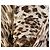 Falda Marella de seda con estampado animalier y volantes Castaño Beige - vista 17