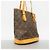Borsa Tote Louis Vuitton Monogram Bucket PM Marrone - vista 2